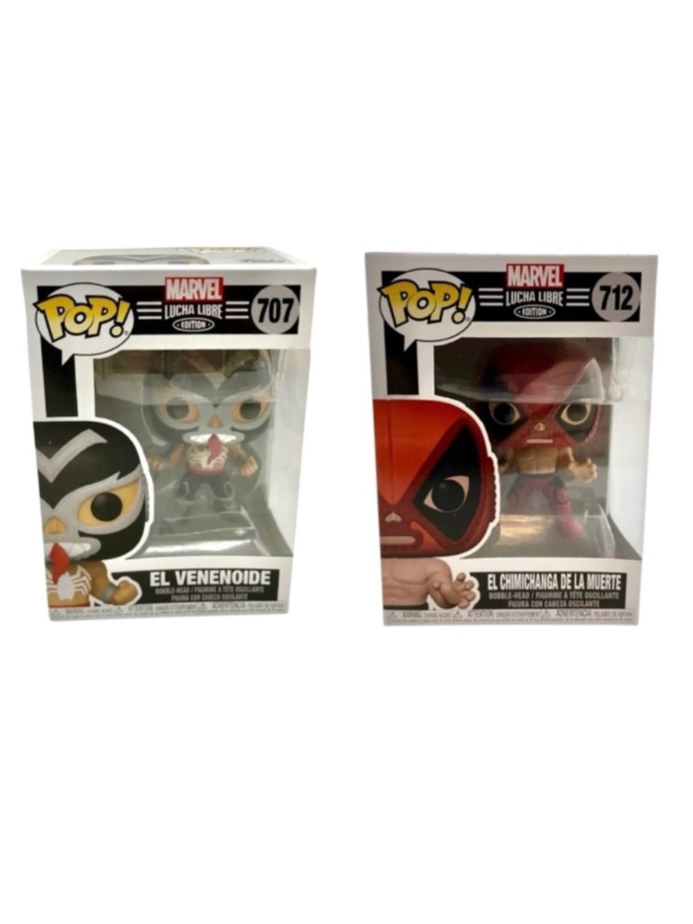 Funko Pop~Marvel~Lucha Libre Edition~El Venenoide/ El Chimichanga De La Muerte